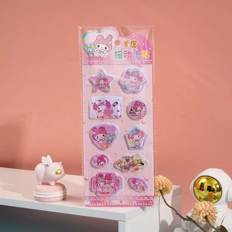 スクラップブック よう 用 に さい 再 りよう 利用 できるkawaii 3 d puffyステッカー。リリーがふんする。 はっぴょう 発表 された。ノートパソコン& けいたい 携帯 ケース