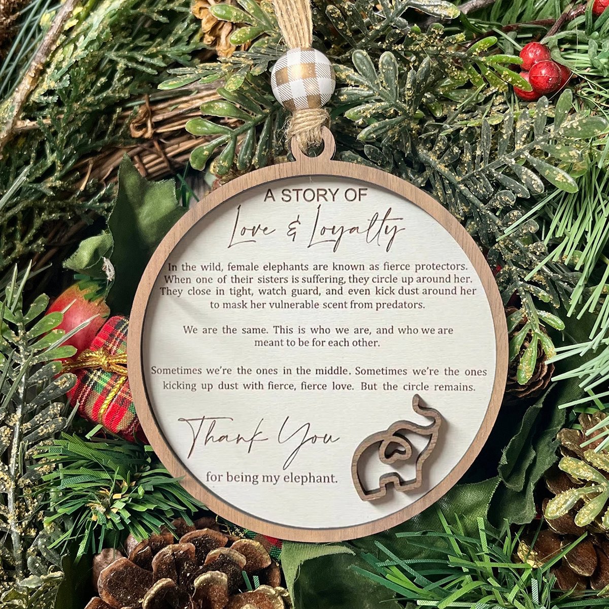 🔥LAST DAY 50% OFF - 🐘Friendship Elephant Ornament💖🎁
