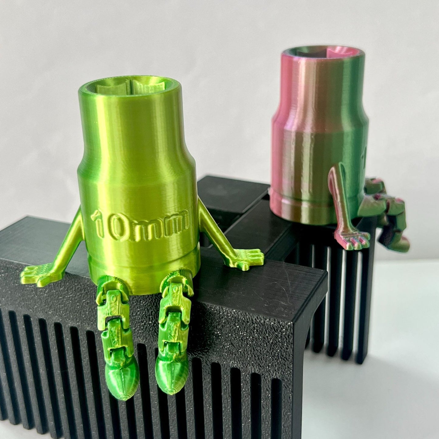 3D Printed Socket with Articulated Legs-10mm Socket