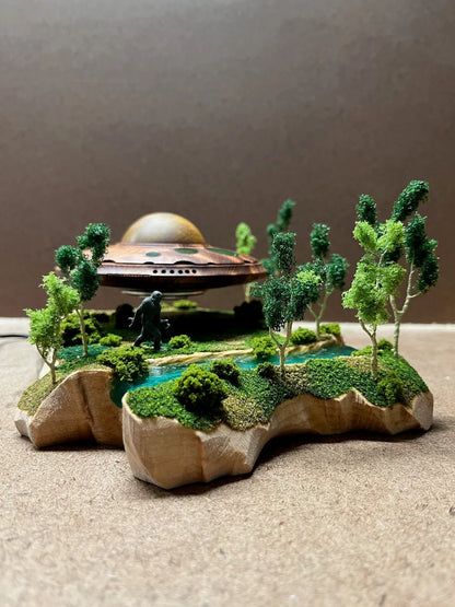 🔥LAST DAY SALE 50% OFF -🛸 Mystical Wooden UFO Collection