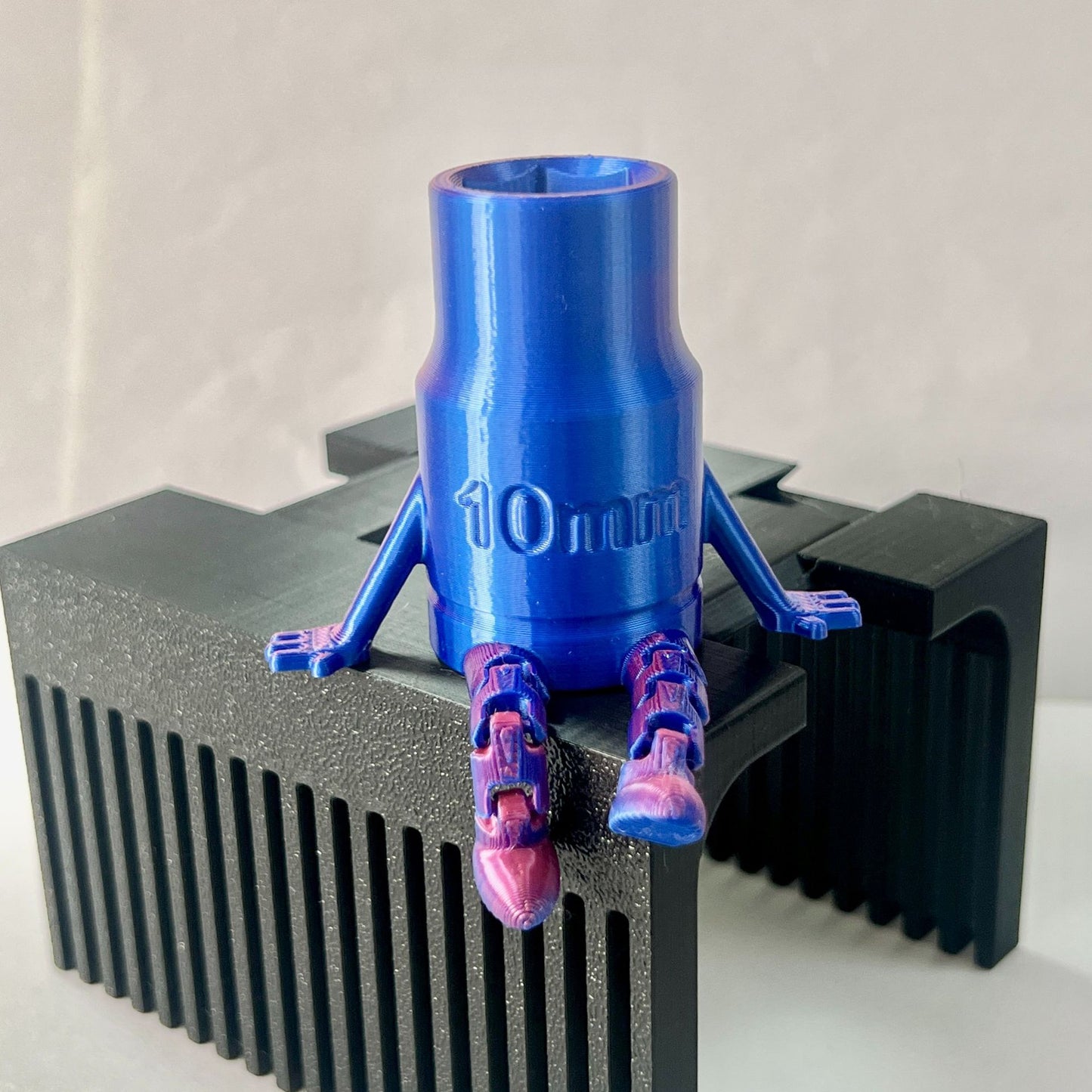 3D Printed Socket with Articulated Legs-10mm Socket