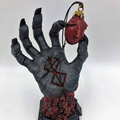 Berserk Statue Hand of God Devil Right Hand Skull Rune Sculpture