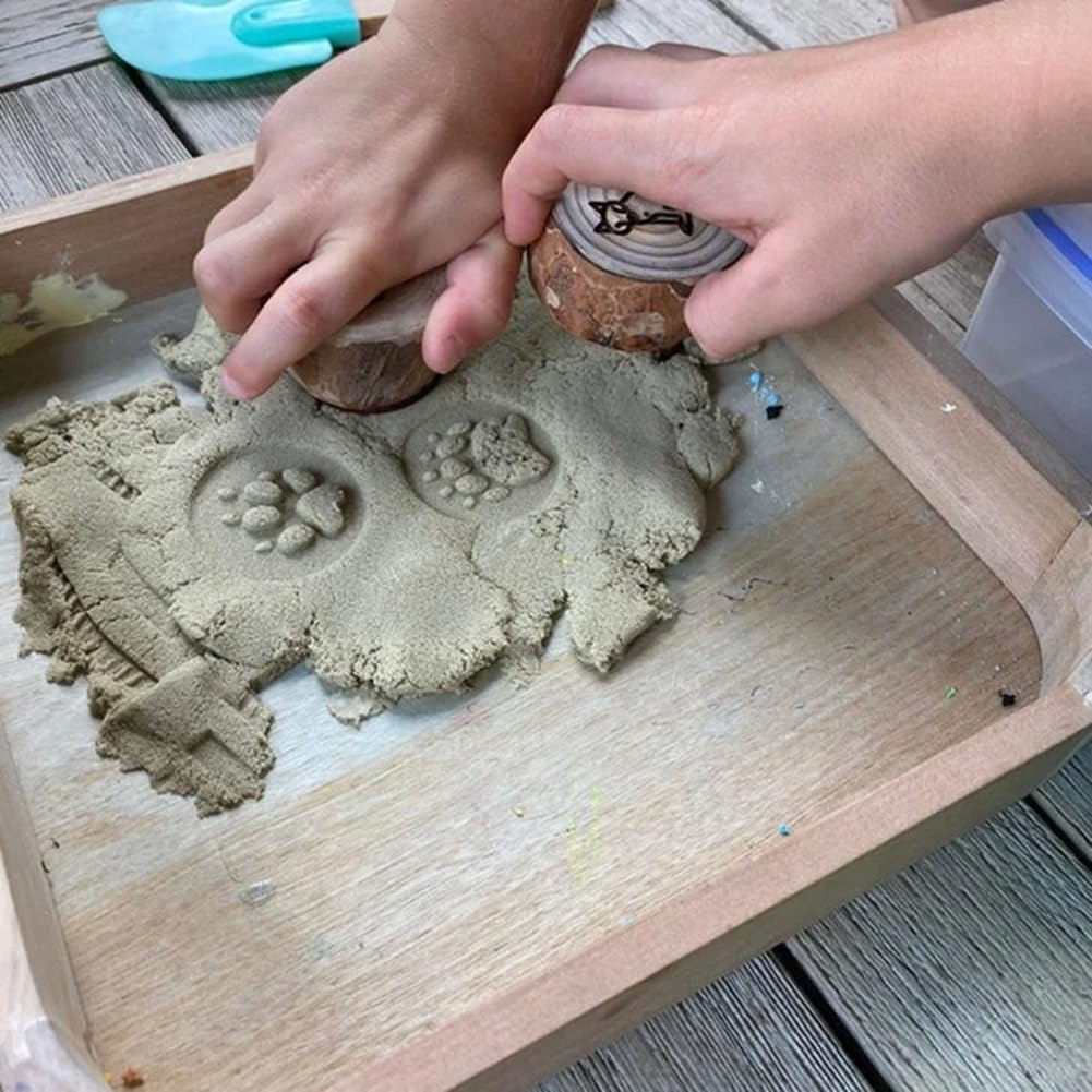 🔥Last 4 hours Sale: Save 49%-Animal Tracks Wood Stamp Set