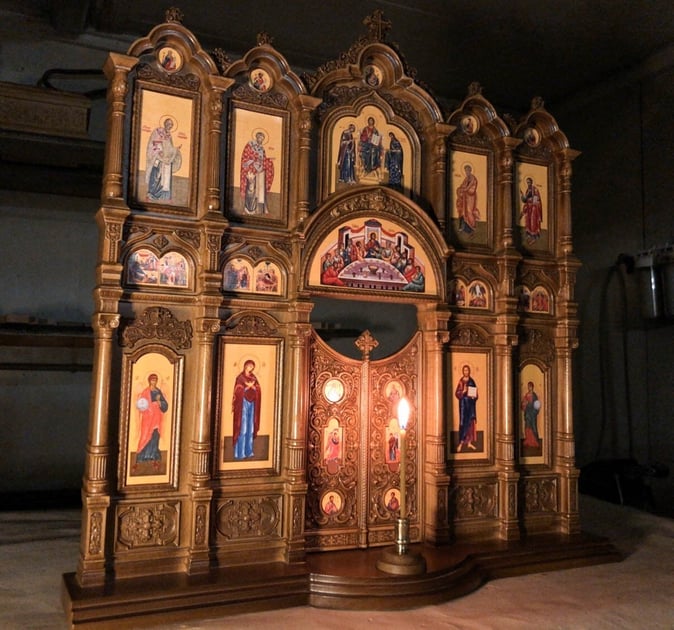 🎁Last Day Promotion 49% OFF-Home Iconostasis Renaissance Style Wall-table Prayer Corner