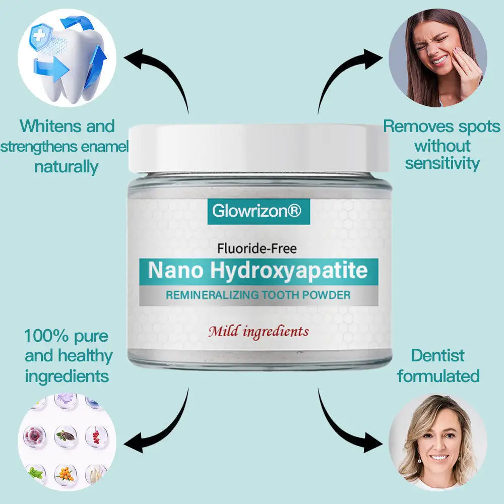 ✅Offiziellen Buttek | Glowrizon® Nano-Hydroxyapatit Zännpulver 🧑🏽‍⚕️