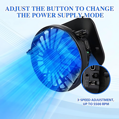 Solar Outdoor Cooling Hat with 2 Fans