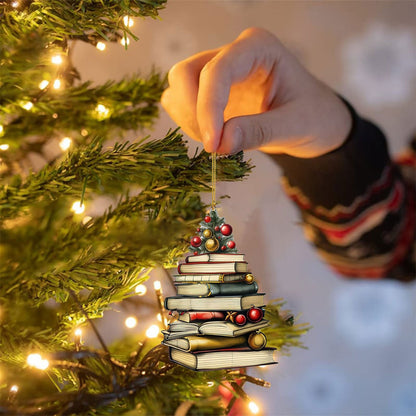 🔥LAST DAY 50% OFF - Christmas Acrylic Books Pendant Countdown Blind Box