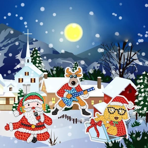 🎄Start preparing for your Christmas -🎅Christmas Painting Sticker Kit