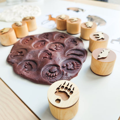 🔥Last 4 hours Sale: Save 49%-Animal Tracks Wood Stamp Set