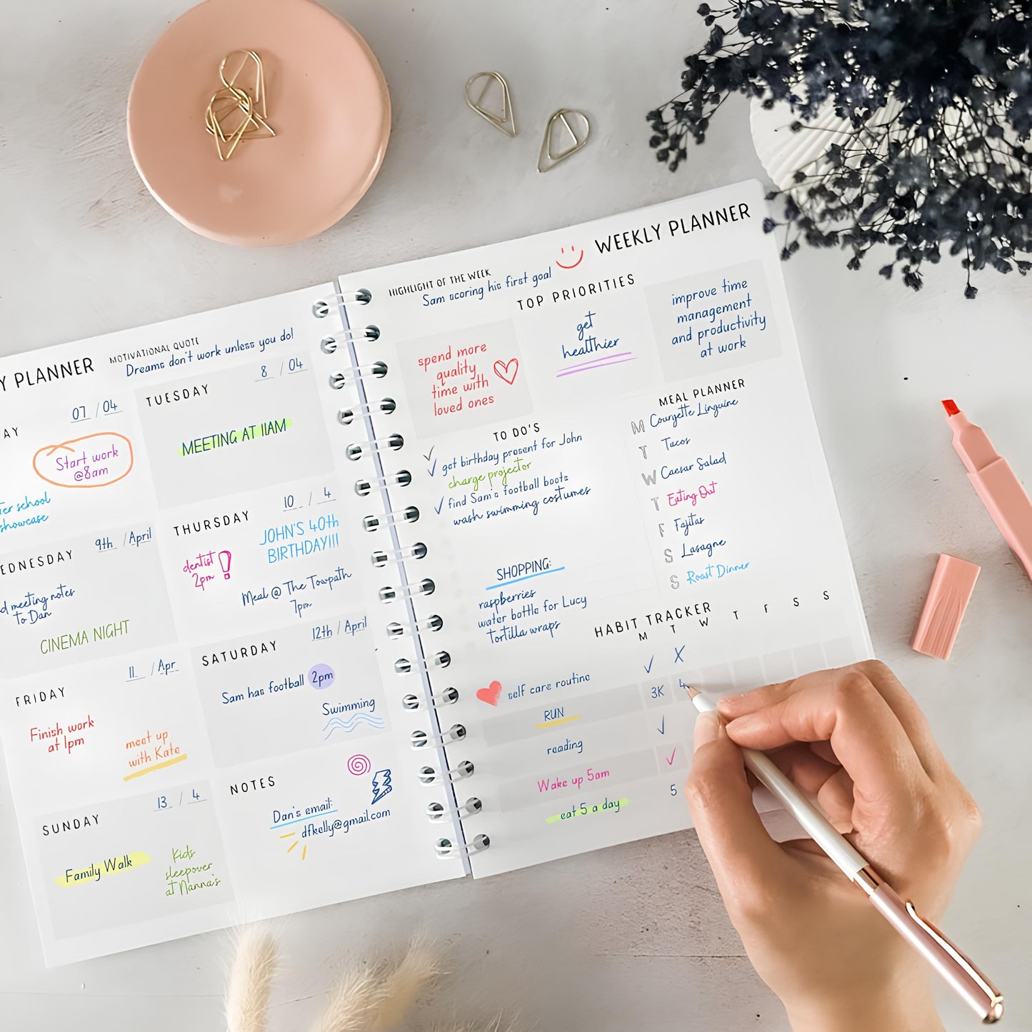 🔥LAST DAY 49% OFF - 💢Get Shit Done Sweary Planner | Undated Planner