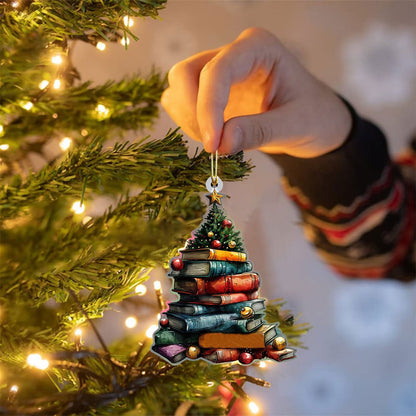 🔥LAST DAY 50% OFF - Christmas Acrylic Books Pendant Countdown Blind Box