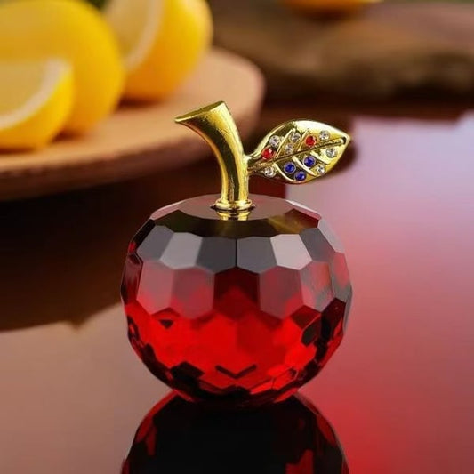 Crystal Apple Ornament