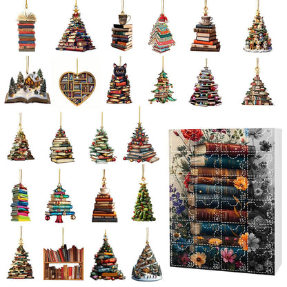 🔥LAST DAY 50% OFF - Christmas Acrylic Books Pendant Countdown Blind Box