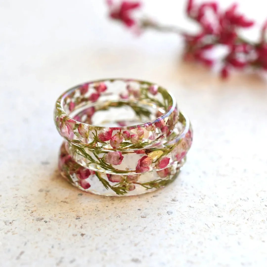 🌸2025 Spring New Sale - Handmade Floral Ring