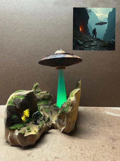 🔥LAST DAY SALE 50% OFF -🛸 Mystical Wooden UFO Collection