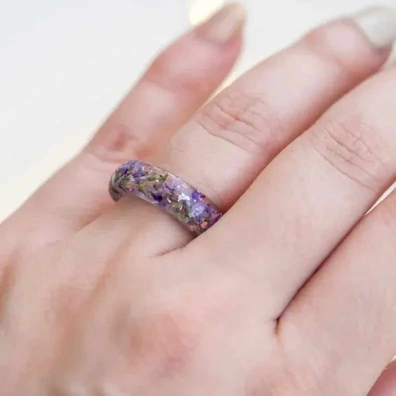 🌸2025 Spring New Sale - Handmade Floral Ring