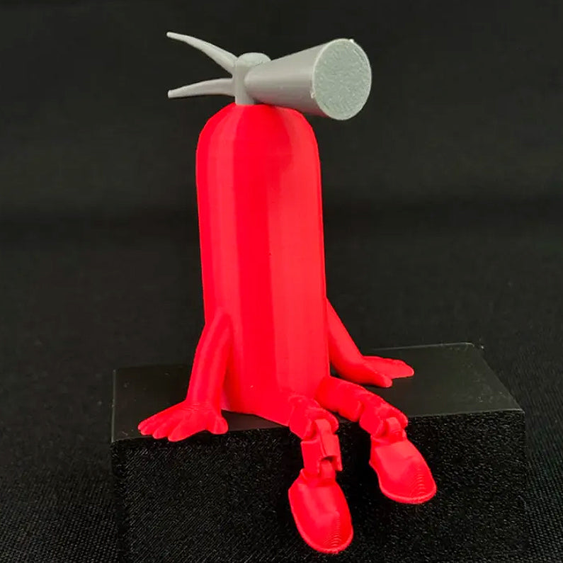 Fire Extinguisher Desktop Statue