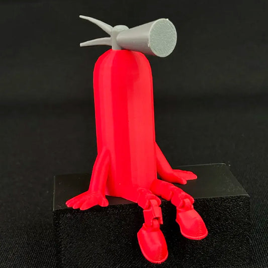 Fire Extinguisher Desktop Statue