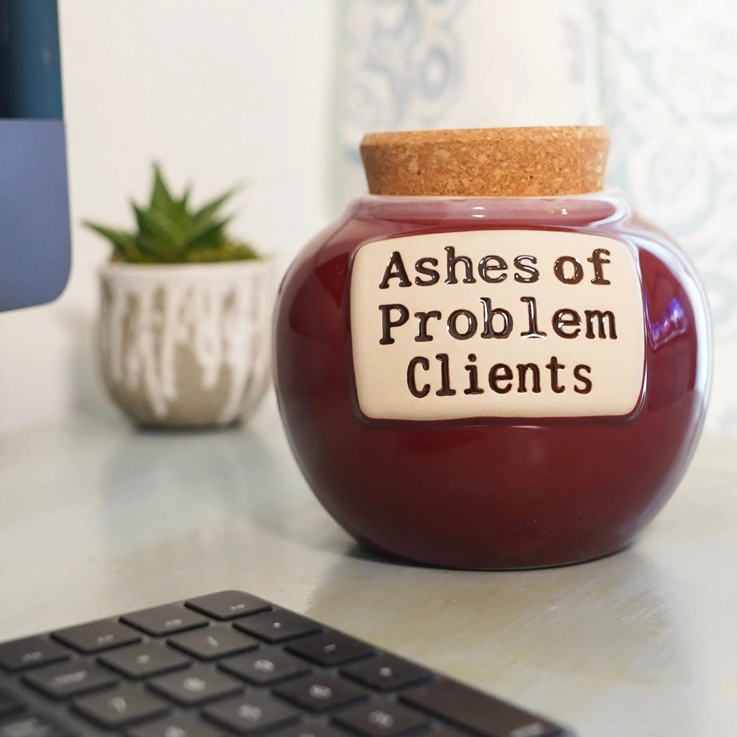 🔥LAST DAY SALE 50% OFF-🤣Ashes of Problem Clients Piggy Bank🎁