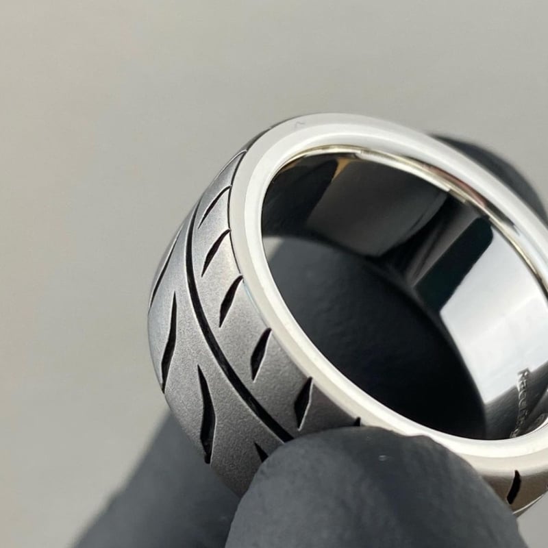 🔥LAST DAY 50% OFF🏁For Racing lover-Handmade Metal Racing Tire Ring