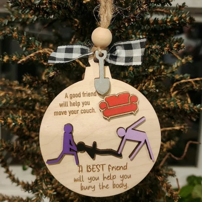 Redefine the true meaning of friendship -🎄Christmas Ornament🌟