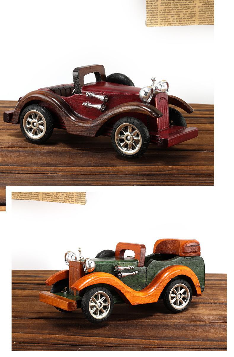 Stylish Vintage Wood Car