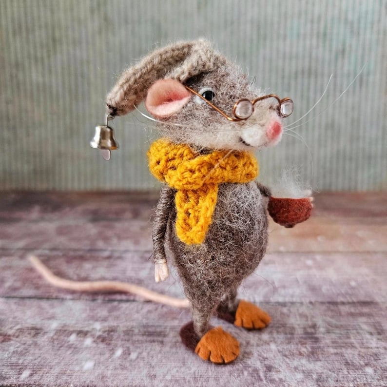 🔥LAST DAY 50% OFF - Cute Needle Felted Mouse