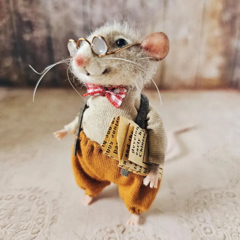 🔥LAST DAY 50% OFF - Cute Needle Felted Mouse