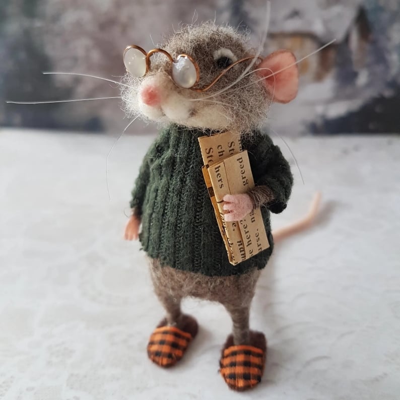 🔥LAST DAY 50% OFF - Cute Needle Felted Mouse