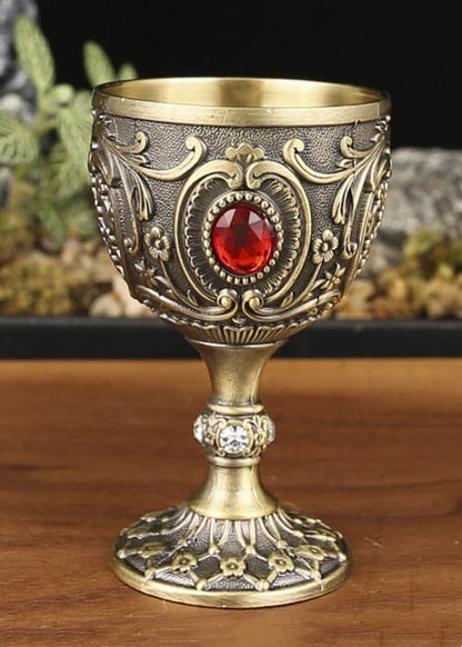 Vintage Metal Wine Cups