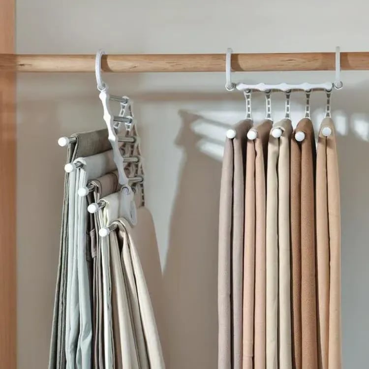🔥HOT SALE🔥Space-saving multiple trouser hanger clothes hanger