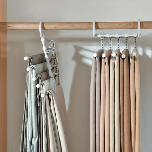 🔥HOT SALE🔥Space-saving multiple trouser hanger clothes hanger