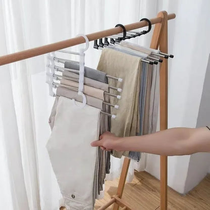 🔥HOT SALE🔥Space-saving multiple trouser hanger clothes hanger