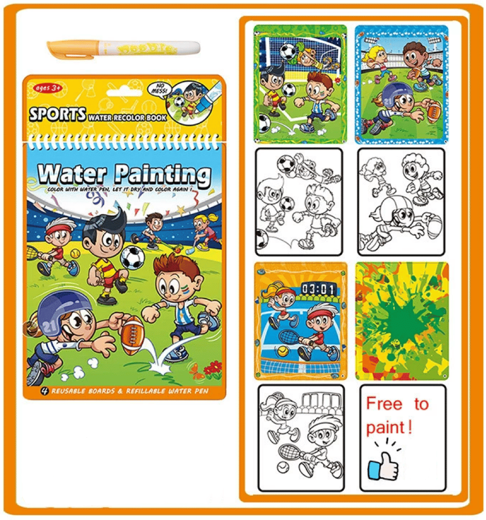 Reusable Magic Water Doodle Book