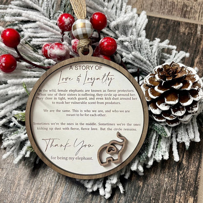 🔥LAST DAY 50% OFF - 🐘Friendship Elephant Ornament💖🎁