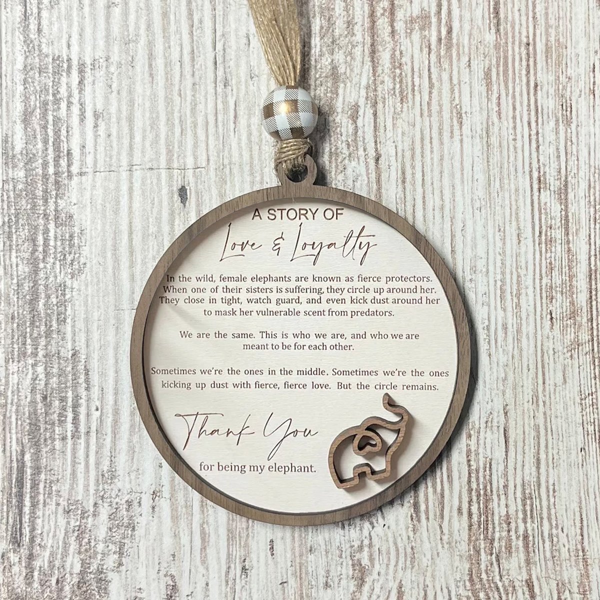 🔥LAST DAY 50% OFF - 🐘Friendship Elephant Ornament💖🎁