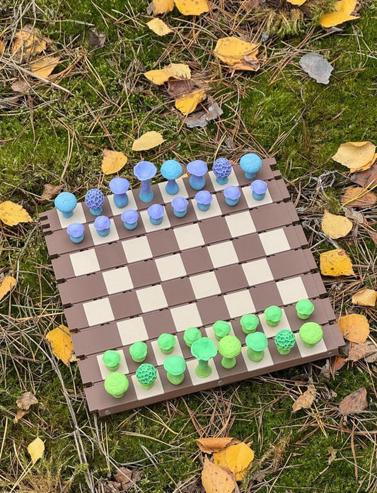 🍄Magnetic Forest Mushrooms Chess♟️