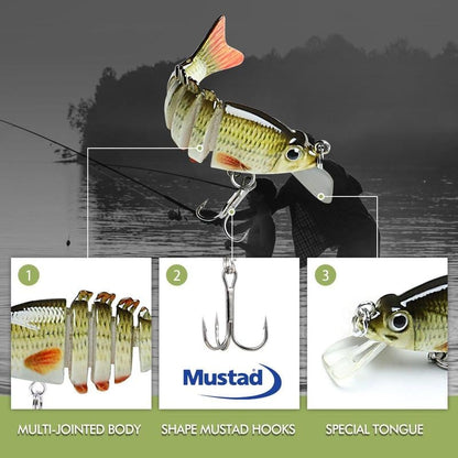 2'' Lifelike Fishing Lures for Freshwater and Saltwate