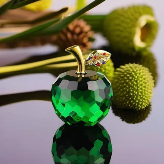 Crystal Apple Ornament