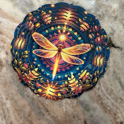 🔥Painted Rotating Wind Chime Pendant