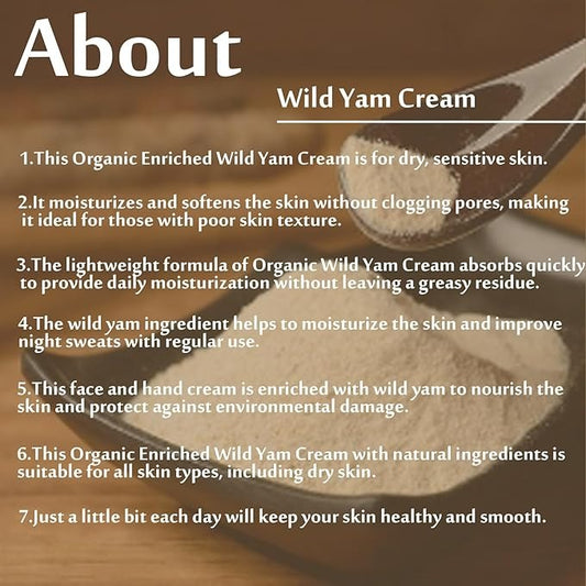 Natural Wild Yam Cream for Menopause