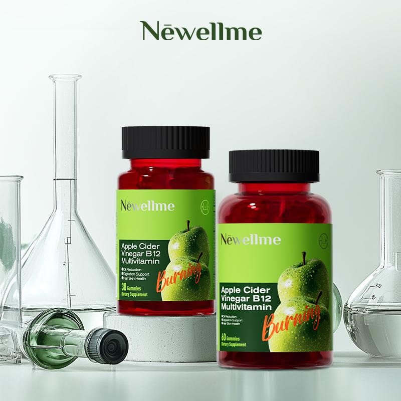 Apple Cider Vinegar Gummies Formulated to Support Normal Energy Levels & Gut Health - Supports Digestion, Detox & Cleansing - ACV Gummies W/VIT B12 Dietary Edible Fitness