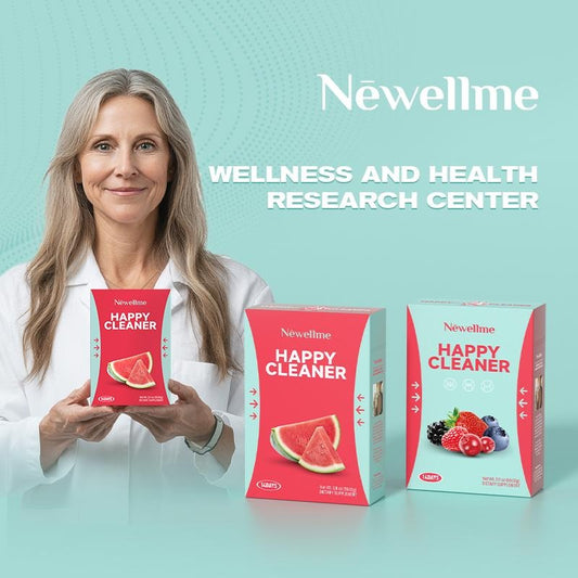 Newellme Happy Cleanse - Superfood  Powder/Probiotics/Digestive Enzymes/Moringa -  Supports gut health - Boosts immunity Optimum