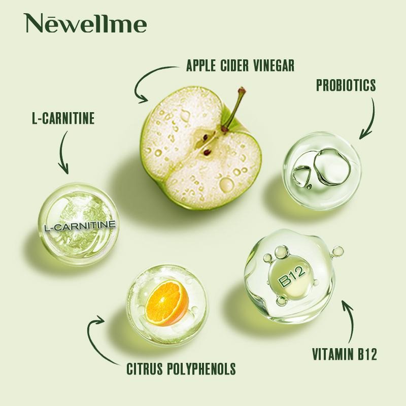 Apple Cider Vinegar Gummies Formulated to Support Normal Energy Levels & Gut Health - Supports Digestion, Detox & Cleansing - ACV Gummies W/VIT B12 Dietary Edible Fitness