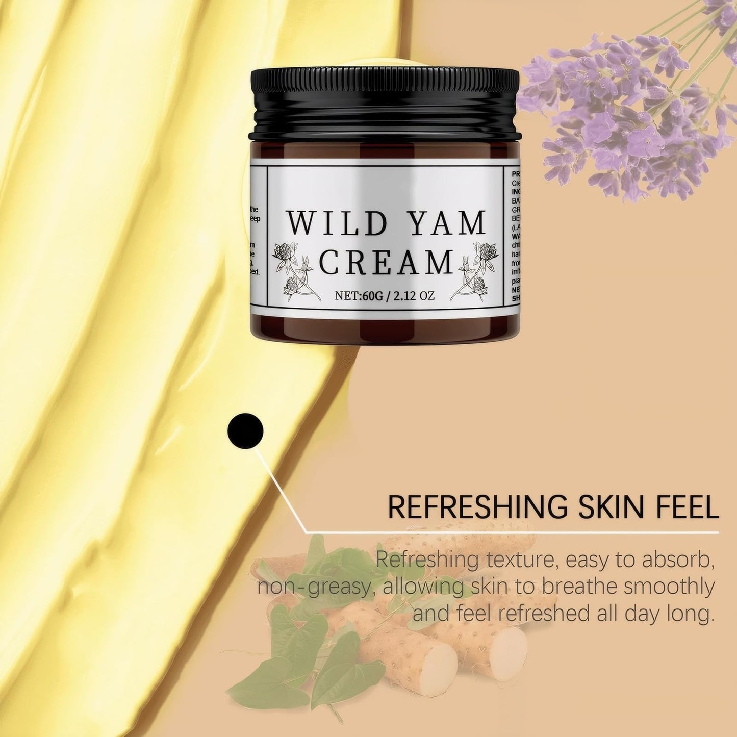 Natural Wild Yam Cream for Menopause