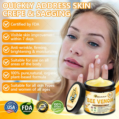 Made and Shipping from USA Bellelala Bee Venom Treatment Cream