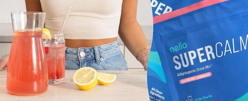 Calming Drink Mix with KSM-66 Ashwagandha, Vitamin D3, Magnesium & L-Theanine -Supports Cortisol Balance,Mood &Sleep,Helps Manage Occasional Stress-Travel Packets(20 Servings Each) (Pack of 2)