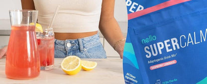 Calming Drink Mix with KSM-66 Ashwagandha, Vitamin D3, Magnesium & L-Theanine -Supports Cortisol Balance,Mood &Sleep,Helps Manage Occasional Stress-Travel Packets(20 Servings Each) (Pack of 2)