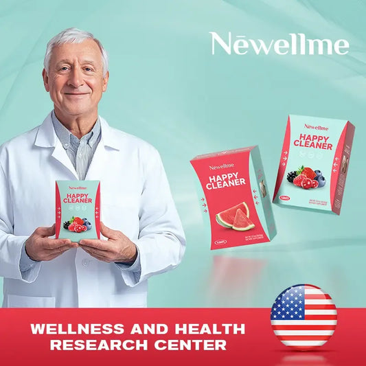 Newellme Happy Cleanse - Superfood  Powder/Probiotics/Digestive Enzymes/Moringa -  Supports gut health - Boosts immunity Optimum