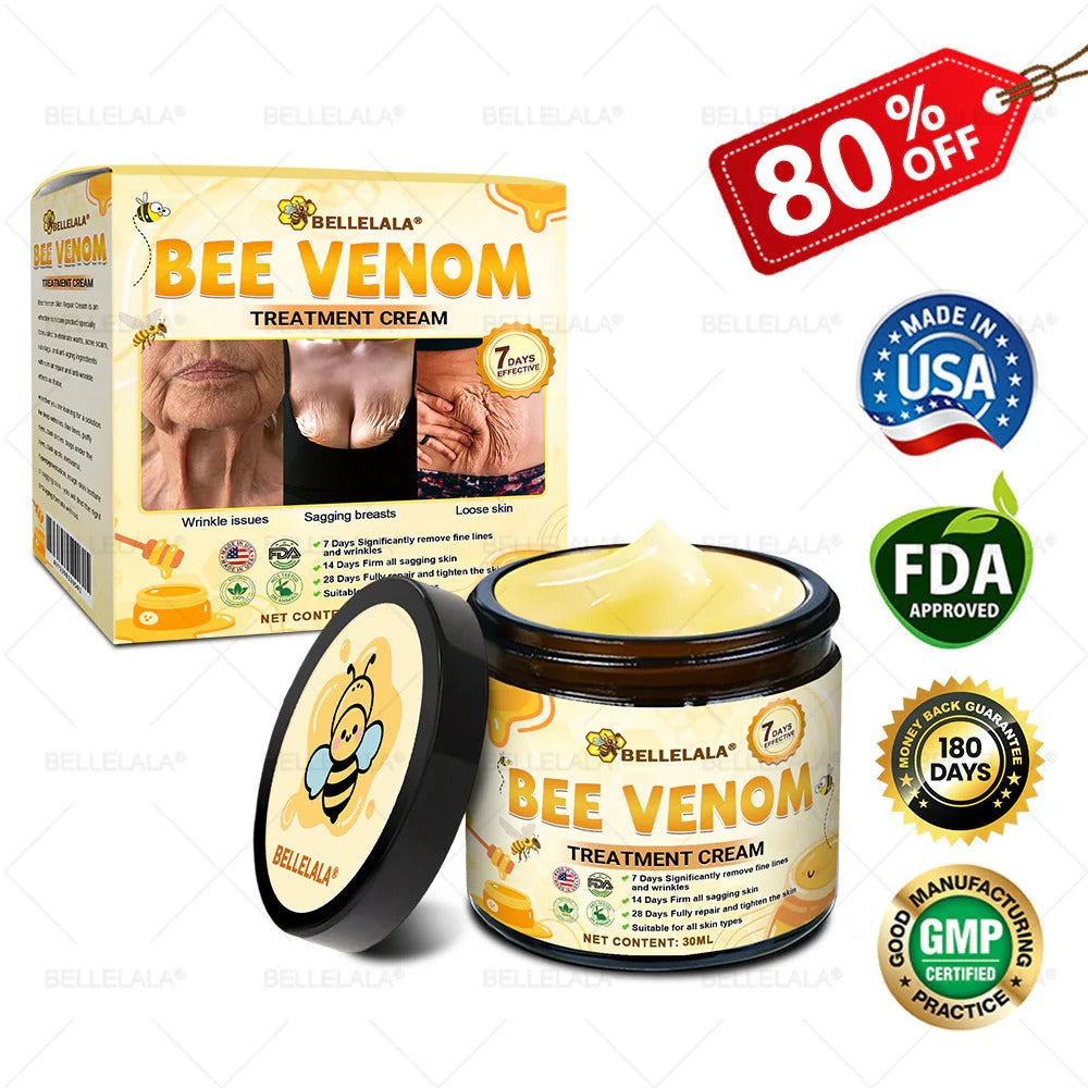 Made and Shipping from USA Bellelala Bee Venom Treatment Cream